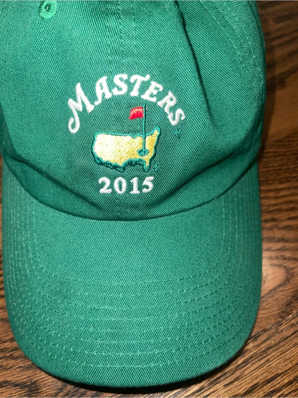 Masters StrapBack Green Golf Hat  Logo Augusta National 2015 American Needle